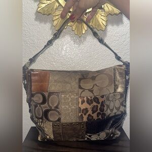 Coach Vintage Patchwork Signature Hobo Bag l Y2K | Style 10415